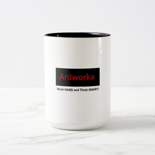 De Café Em Dois Tons Caneca inspirador (Centro)
