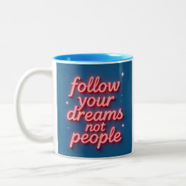 De Café Em Dois Tons Caneca Inspiradora