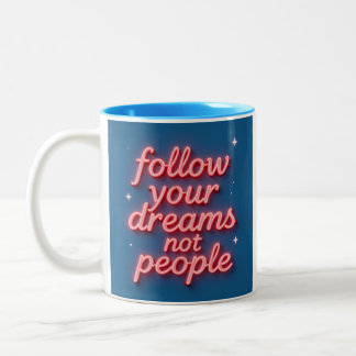 De Café Em Dois Tons Caneca Inspiradora