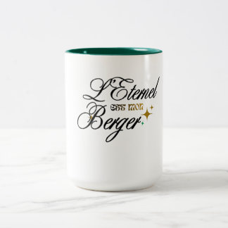 De Café Em Dois Tons Caneca Inspiradora Fé & Força