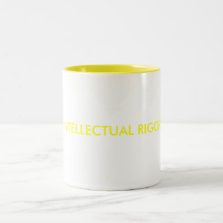 De Café Em Dois Tons Caneca INTELECTUAL do RIGOR