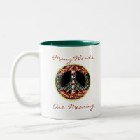 Caneca internacional da paz