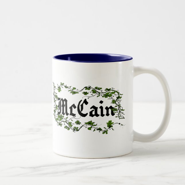 De Café Em Dois Tons Caneca Irlandesa Celta da Trepadeira McCain (Direita)