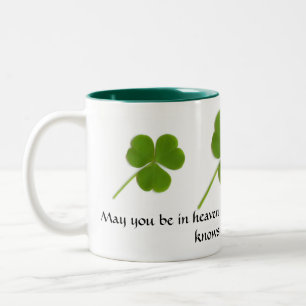 De Café Em Dois Tons Caneca irlandesa da bênção
