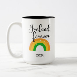 De Café Em Dois Tons Caneca Irlandesa Personalizada 15 oz duas cores