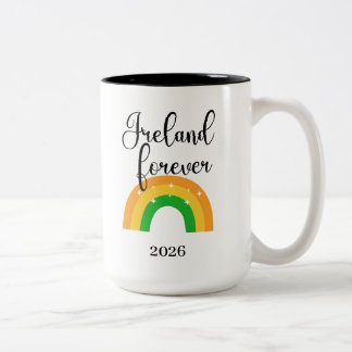 De Café Em Dois Tons Caneca Irlandesa Personalizada 15 oz duas cores