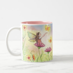 De Café Em Dois Tons Caneca Irmãs Fadas Doces