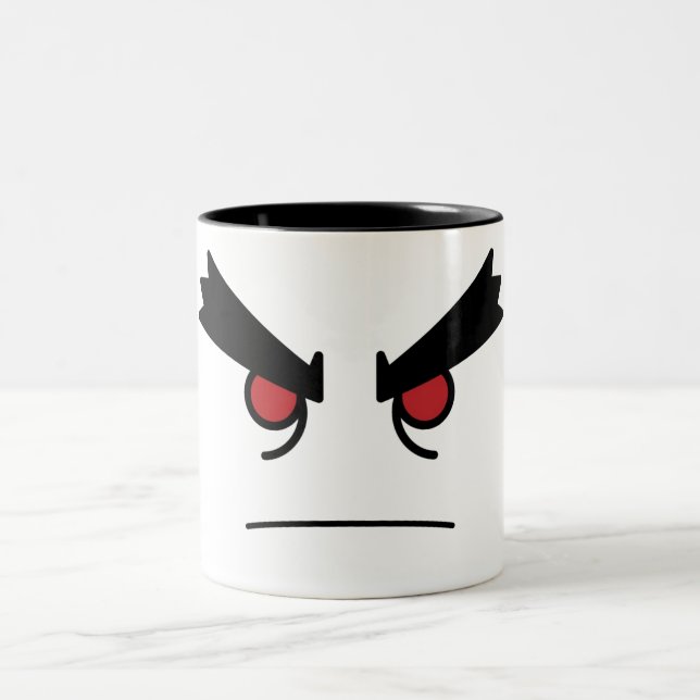 De Café Em Dois Tons Caneca irritada (Centro)