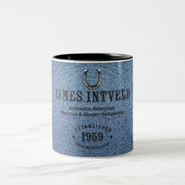 De Café Em Dois Tons Caneca James Intveld Blue Denim