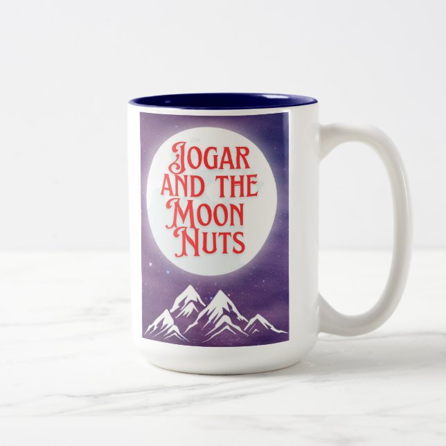 De Café Em Dois Tons Caneca Jogar e Moon Nuts (Direita)