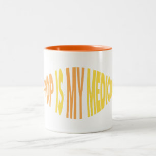 De Café Em Dois Tons Caneca K-Pop É Minha Medicina Ver 1