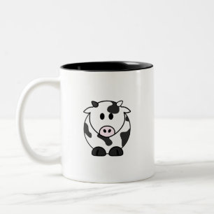 De Café Em Dois Tons Caneca Kawaii Vaca Gordinha