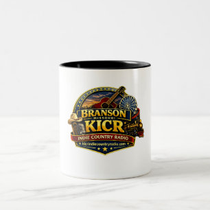 De Café Em Dois Tons caneca KICR Indie Country Radio