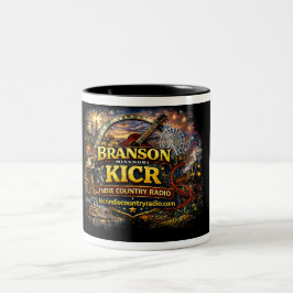 De Café Em Dois Tons caneca KICR Indie Country Radio