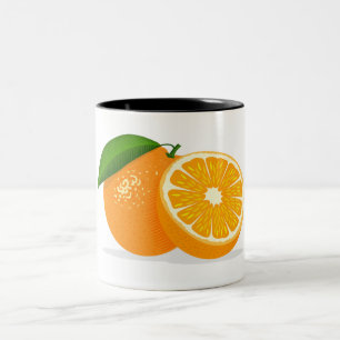 De Café Em Dois Tons Caneca Laranja Vibrante - Ideal para Bebidas Quent
