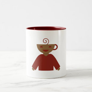 De Café Em Dois Tons Caneca Latty