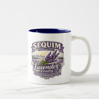 De Café Em Dois Tons Caneca Lavender Country | Interior Colorido