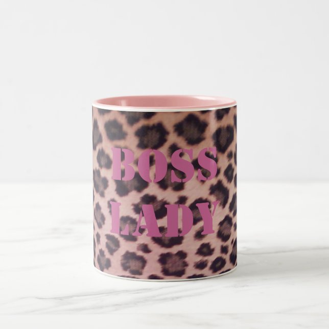 De Café Em Dois Tons Caneca Leopardo Chefa (Centro)