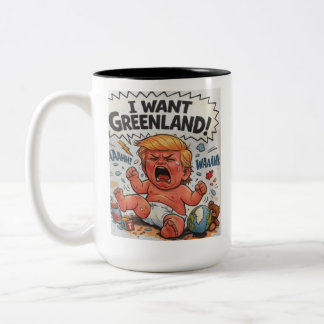 De Café Em Dois Tons Caneca Liberdade para a Groenlândia