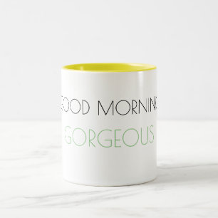 De Café Em Dois Tons Caneca lindo do bom dia