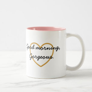 De Café Em Dois Tons Caneca lindo do bom dia - tenha um dia lindo