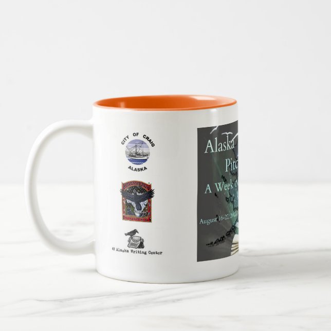 De Café Em Dois Tons Caneca literária do desordem (Esquerda)