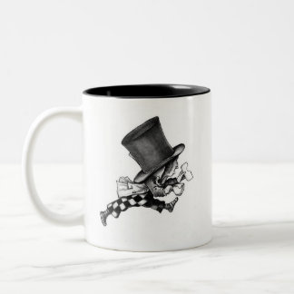De Café Em Dois Tons Caneca louca do Hatter "nós somos tudo loucos "
