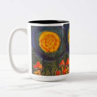 De Café Em Dois Tons Caneca Mellow Mushrooms