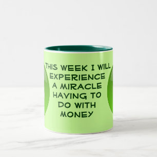 De Café Em Dois Tons caneca milagre