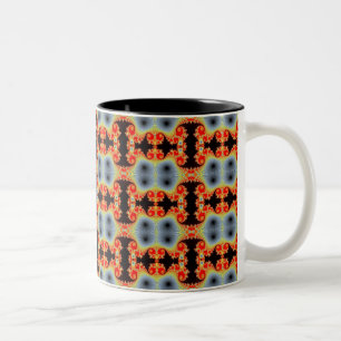 De Café Em Dois Tons Caneca Mosaico Infinito