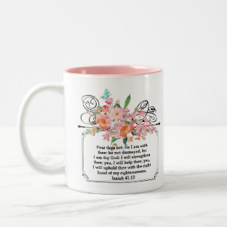 De Café Em Dois Tons Caneca Não Tenha Medo