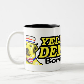 De Café Em Dois Tons Caneca nascida e aumentada