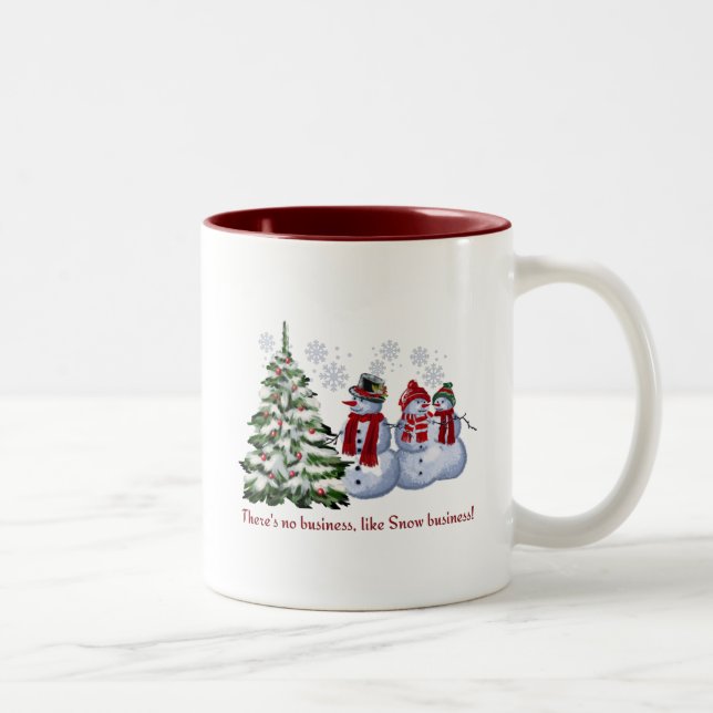De Café Em Dois Tons Caneca Natal (Direita)