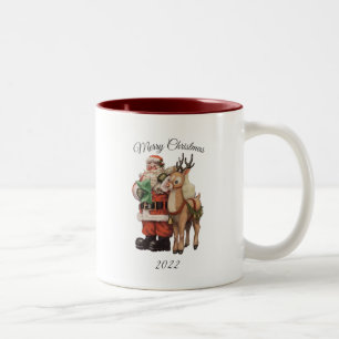 De Café Em Dois Tons Caneca Natal
