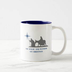 De Café Em Dois Tons Caneca Natal