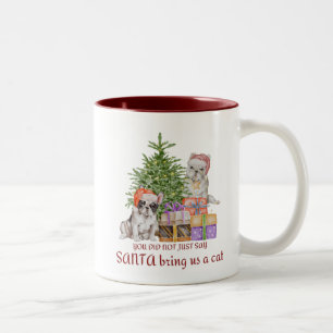 De Café Em Dois Tons Caneca Natal