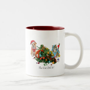 De Café Em Dois Tons Caneca Natal