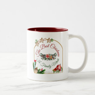 De Café Em Dois Tons Caneca Natal