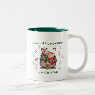 De Café Em Dois Tons Caneca Natal