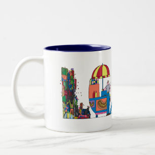 De Café Em Dois Tons Caneca   NEW YORK, NY (LGA)