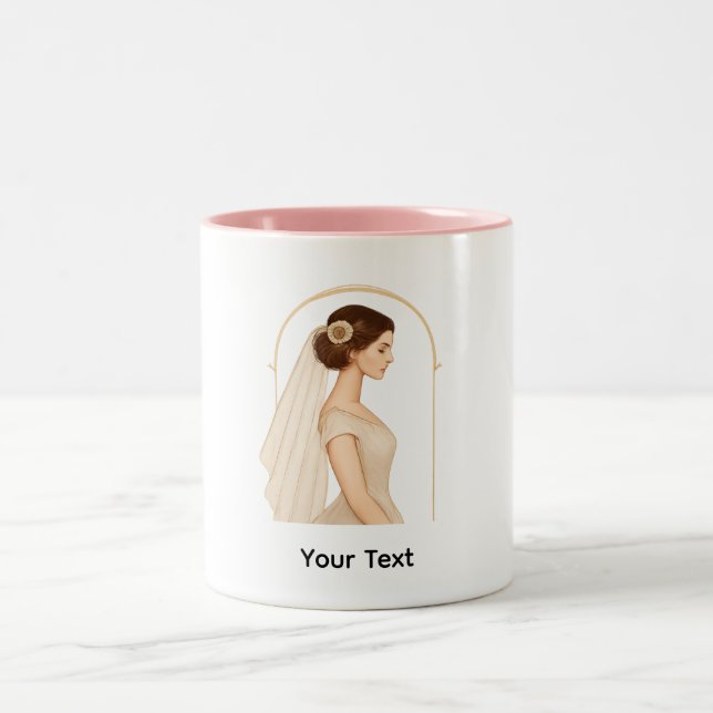 De Café Em Dois Tons Caneca - Noiva (Centro)