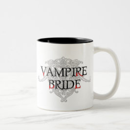De Café Em Dois Tons Caneca Noiva Vampira