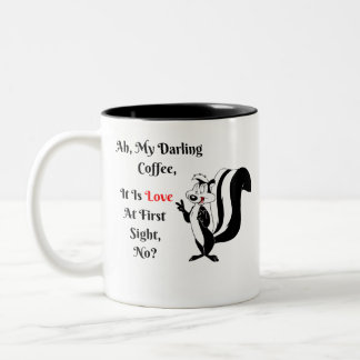 De Café Em Dois Tons Caneca Nostálgica do Pepe Le Pew