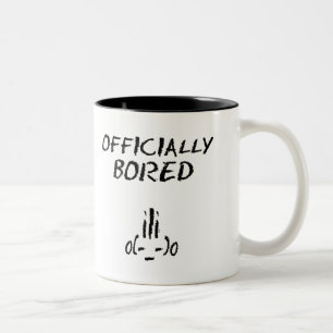 De Café Em Dois Tons Caneca oficialmente furada