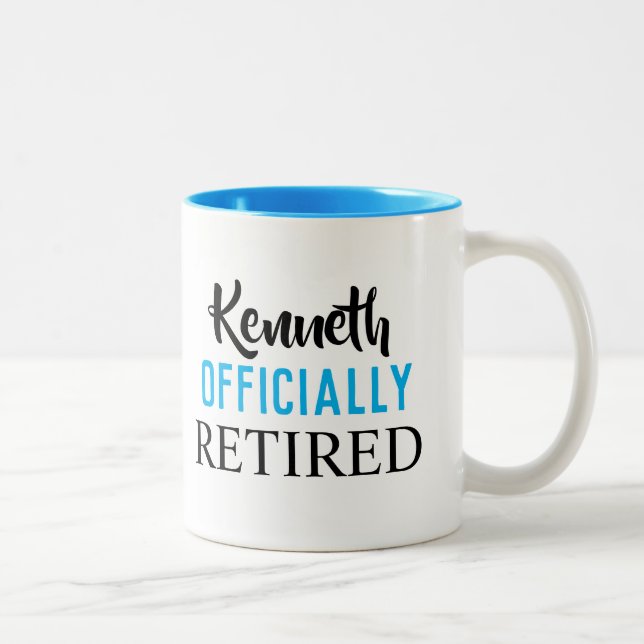 De Café Em Dois Tons Caneca oficialmente reformada, personalizada (Direita)