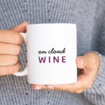 Caneca On Cloud Wine Pun