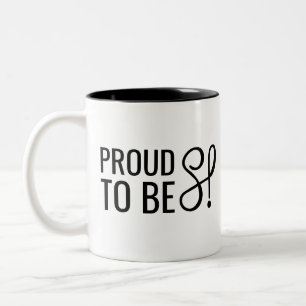 De Café Em Dois Tons Caneca "orgulhosa ser HSP "
