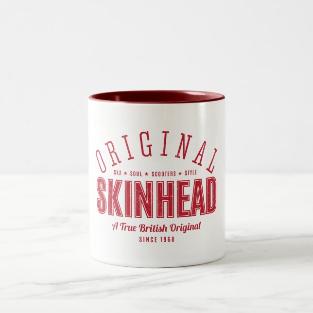De Café Em Dois Tons Caneca original do Skinhead (Centro)