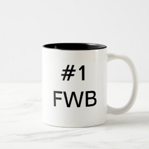 De Café Em Dois Tons Caneca para o amigo com benefícios