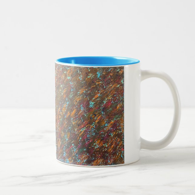 De Café Em Dois Tons Caneca pegas (Direita)